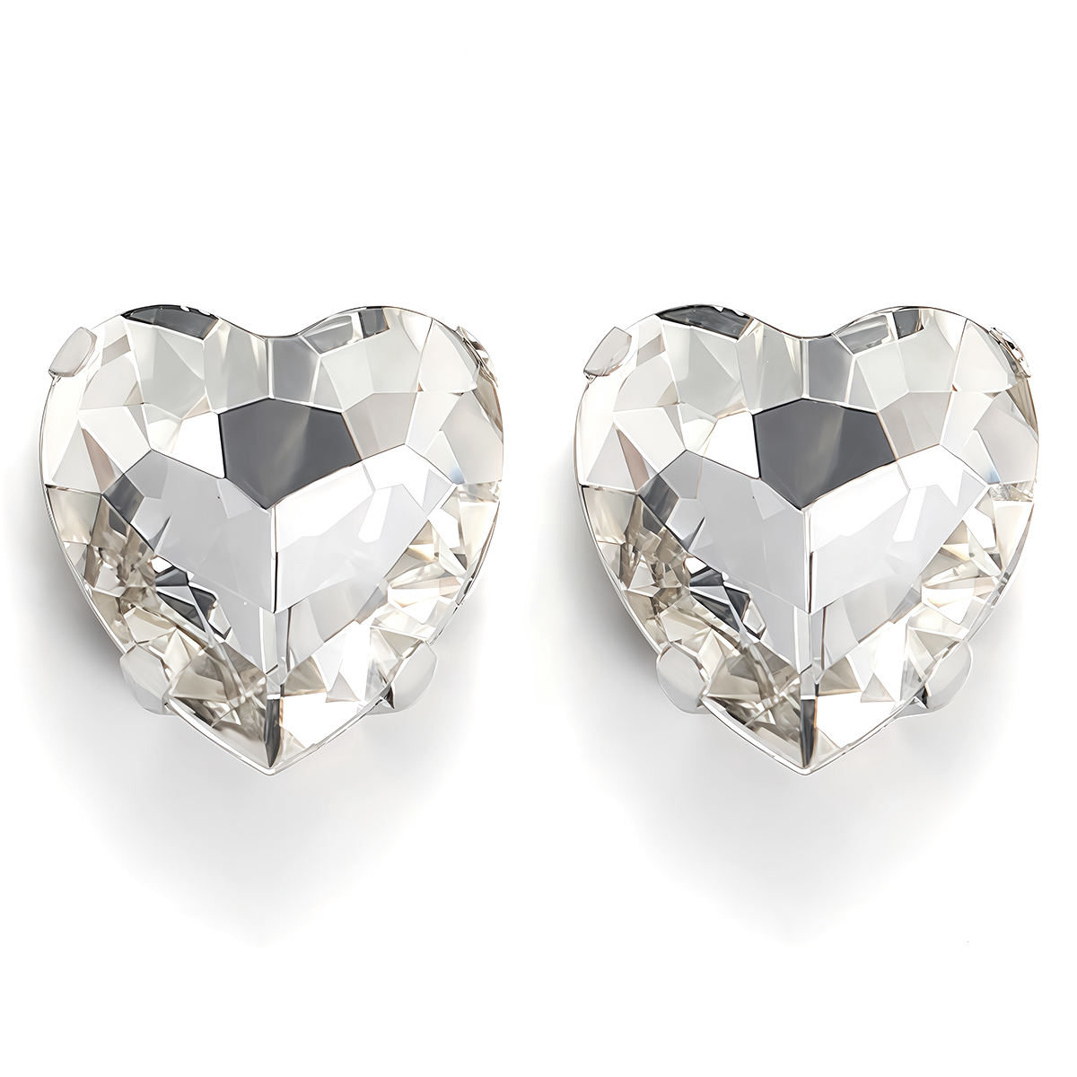 Hartvormige glazen steentjes m - Sew On Rhinestone recensie en prijs