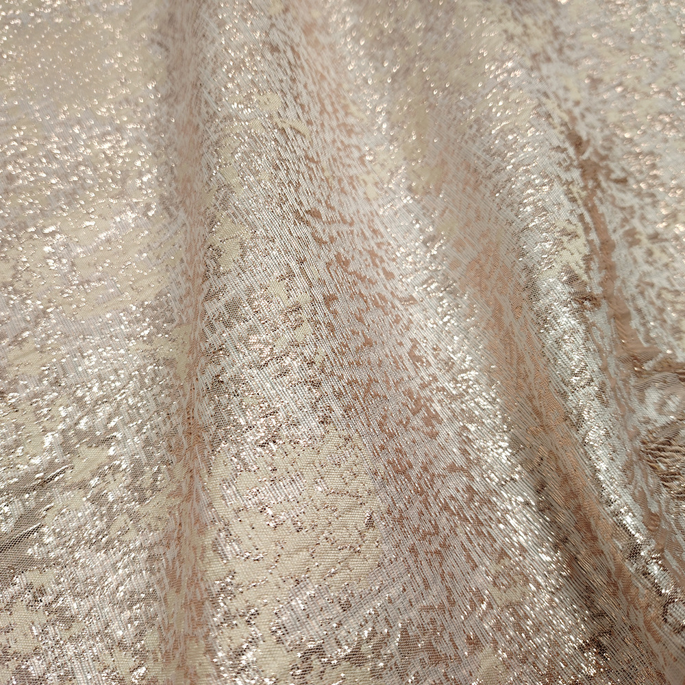 Reliëf gouden zijde jacquard s - Crystal Mesh Fabric recensie en prijs