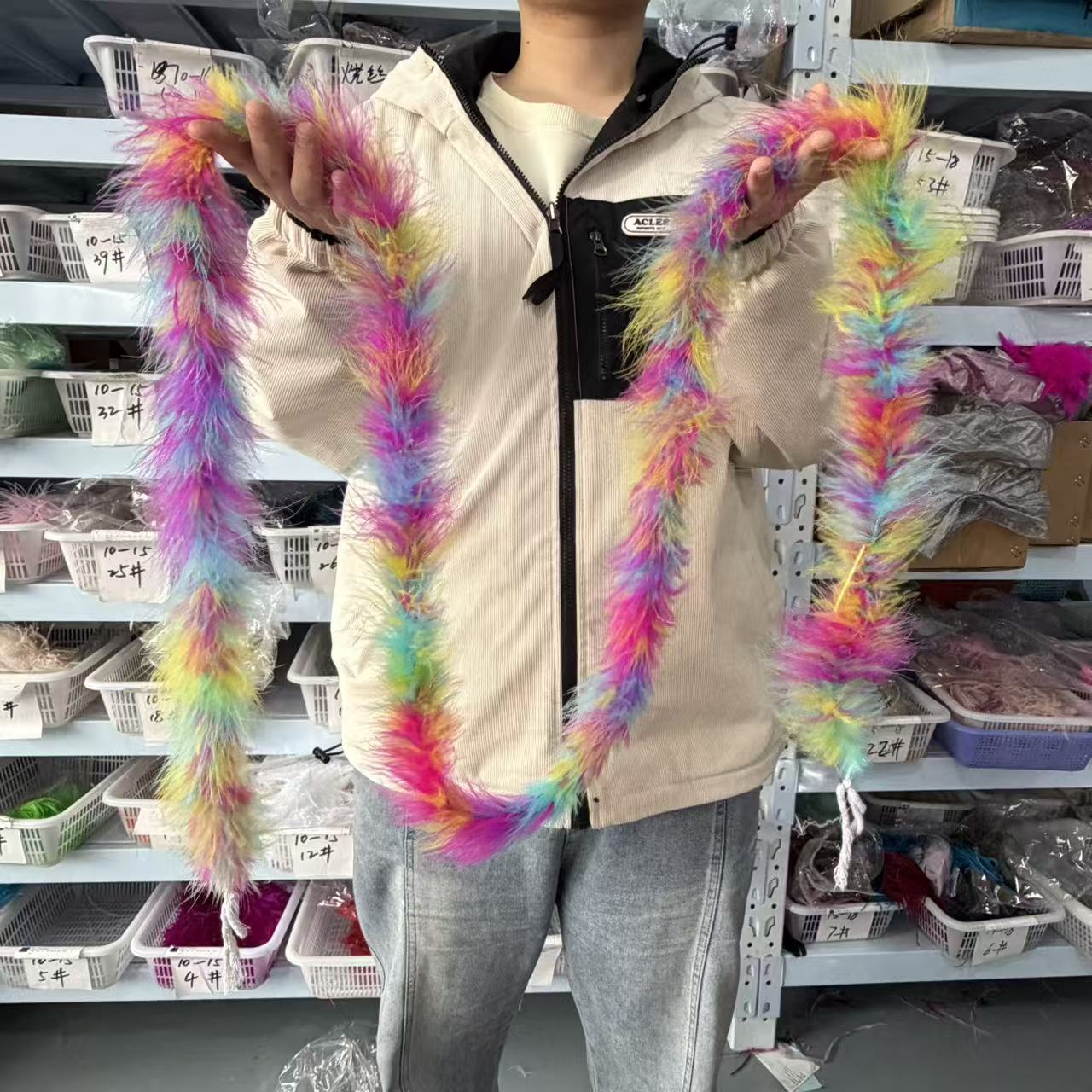 Veelkleurige 2 meter Marabou F - Feather Trim Marabou recensie en prijs