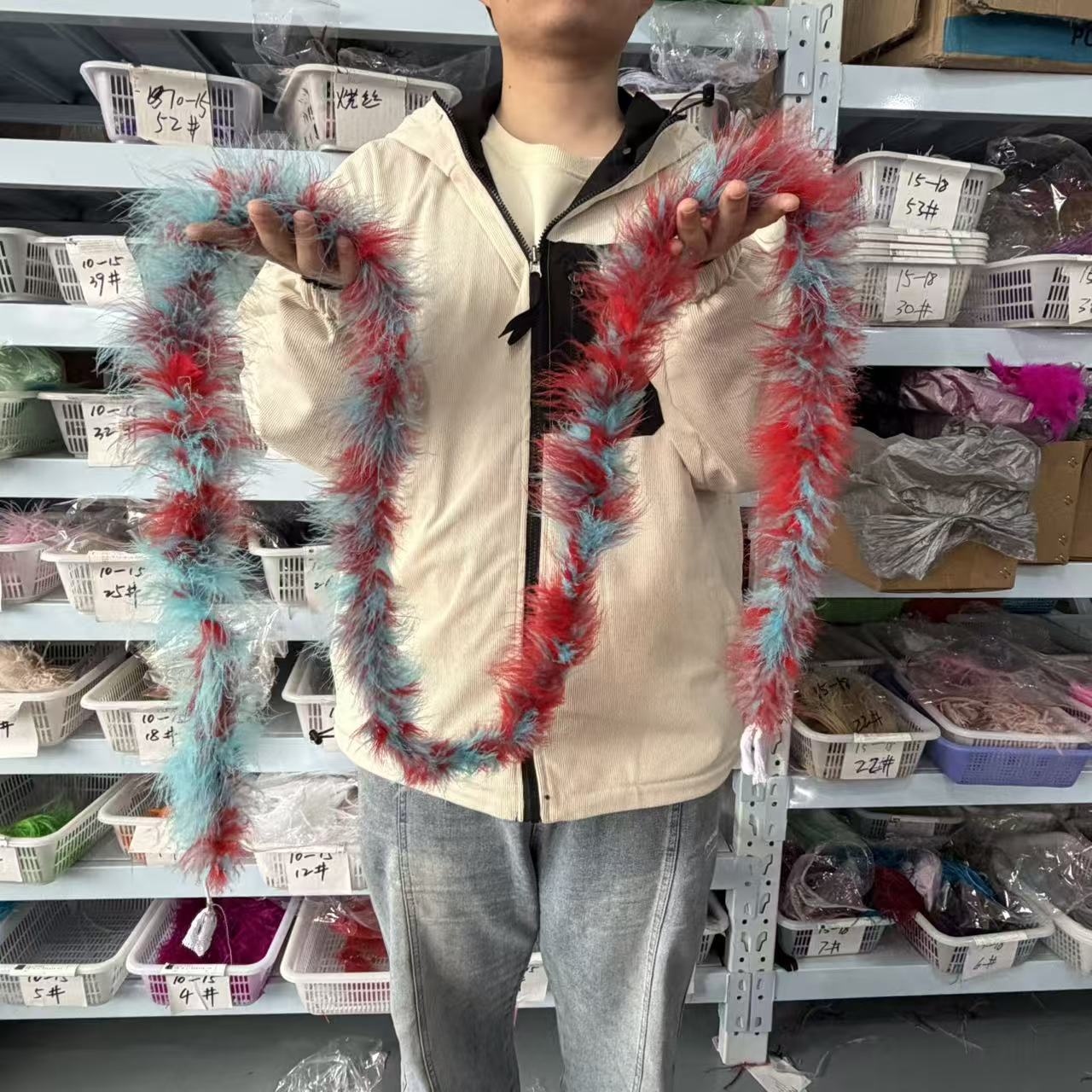 Veelkleurige 2 meter Marabou F - Feather Trim Marabou recensie en prijs