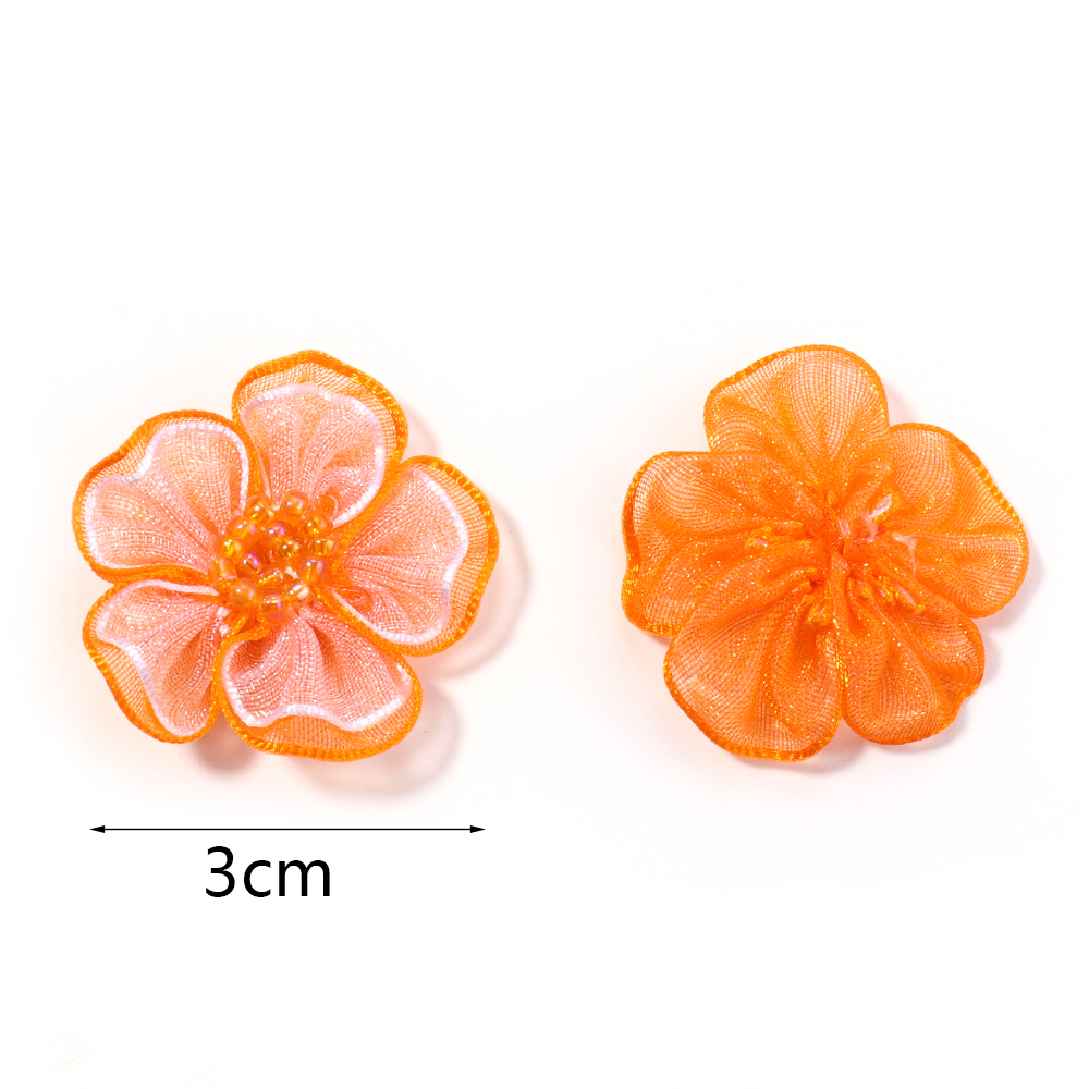 10 stks/partij Mesh Bloem Appl - Applique Patch Flower recensie en prijs