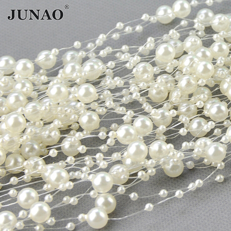 JUNAO 20 Meter 3 + 8mm Witte R - Pearl Trim Chain recensie en prijs