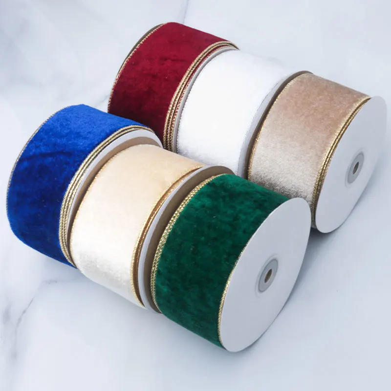 50MM Wired Edge Omkeerbaar Flu - Velvet Ribbon Roll recensie en prijs