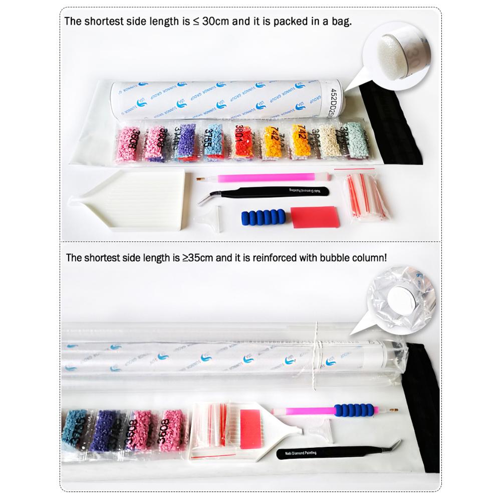 1PC frameloze volledige vierka - Embroidery Embellishments recensie en prijs