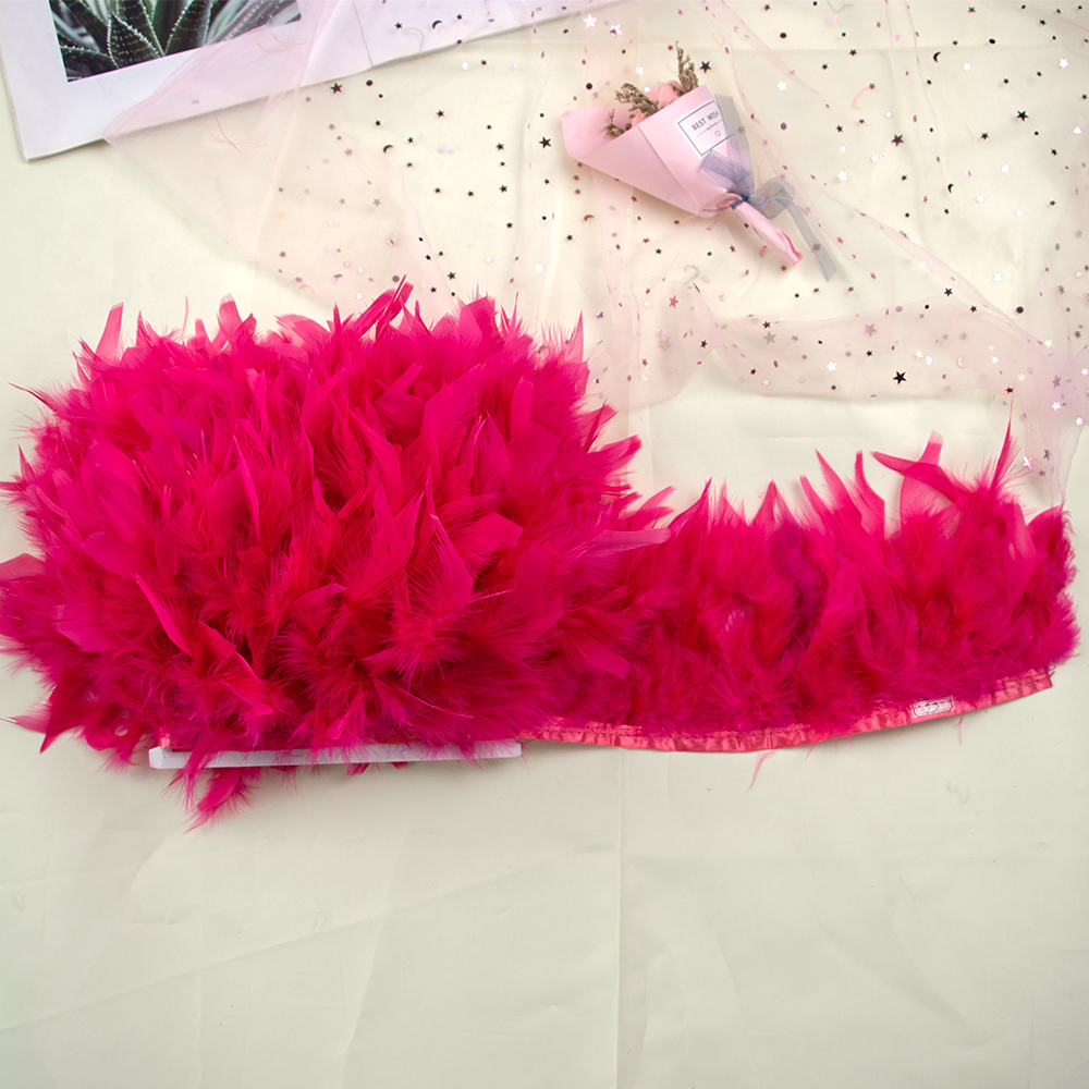 1M natuurlijke kalkoenveren tr - Feather Trim Marabou recensie en prijs