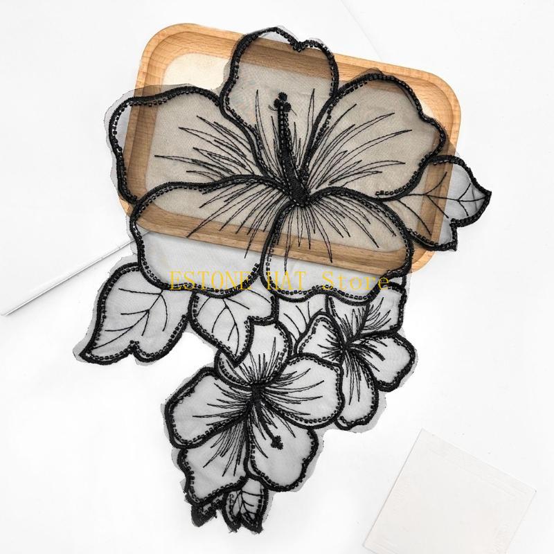 49MF bloemen naaien patches el - Applique Patch Flower recensie en prijs
