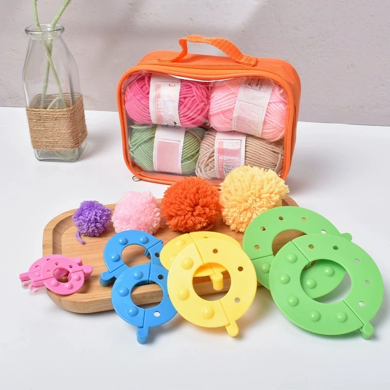 8PCS 4 Maten Pluis Bal Wever P - Pom Pom Maker Tool recensie en prijs