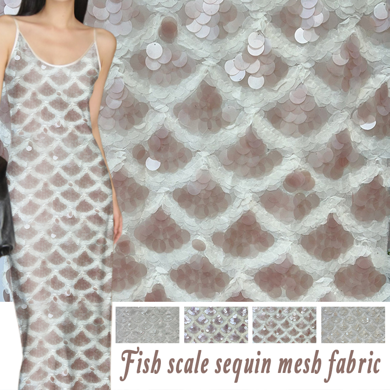 Mesh Basisdoek Pailletten Bord - Crystal Mesh Fabric recensie en prijs