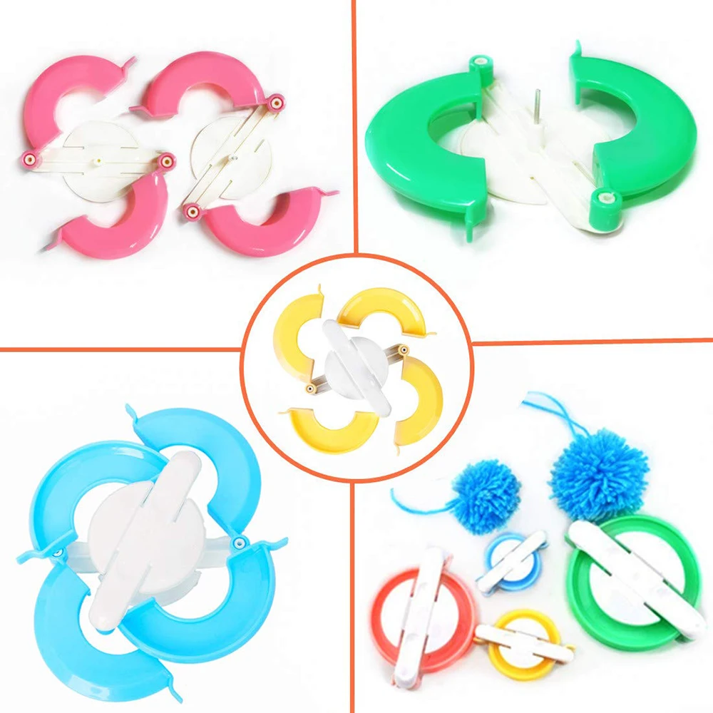 4-size Pom Pom Maker Kit met g - Pom Pom Maker Tool recensie en prijs