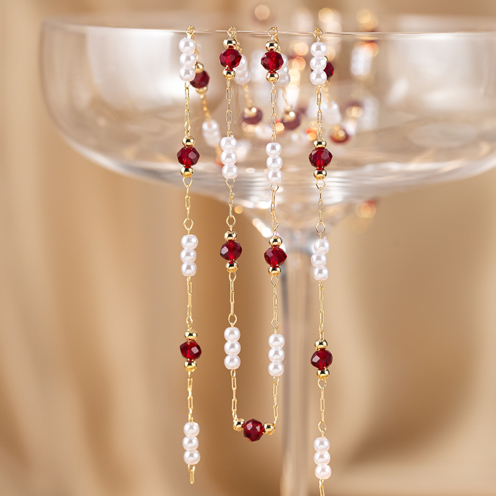50 cm/100 cm Imitatie Parel Ko - Pearl Trim Chain recensie en prijs