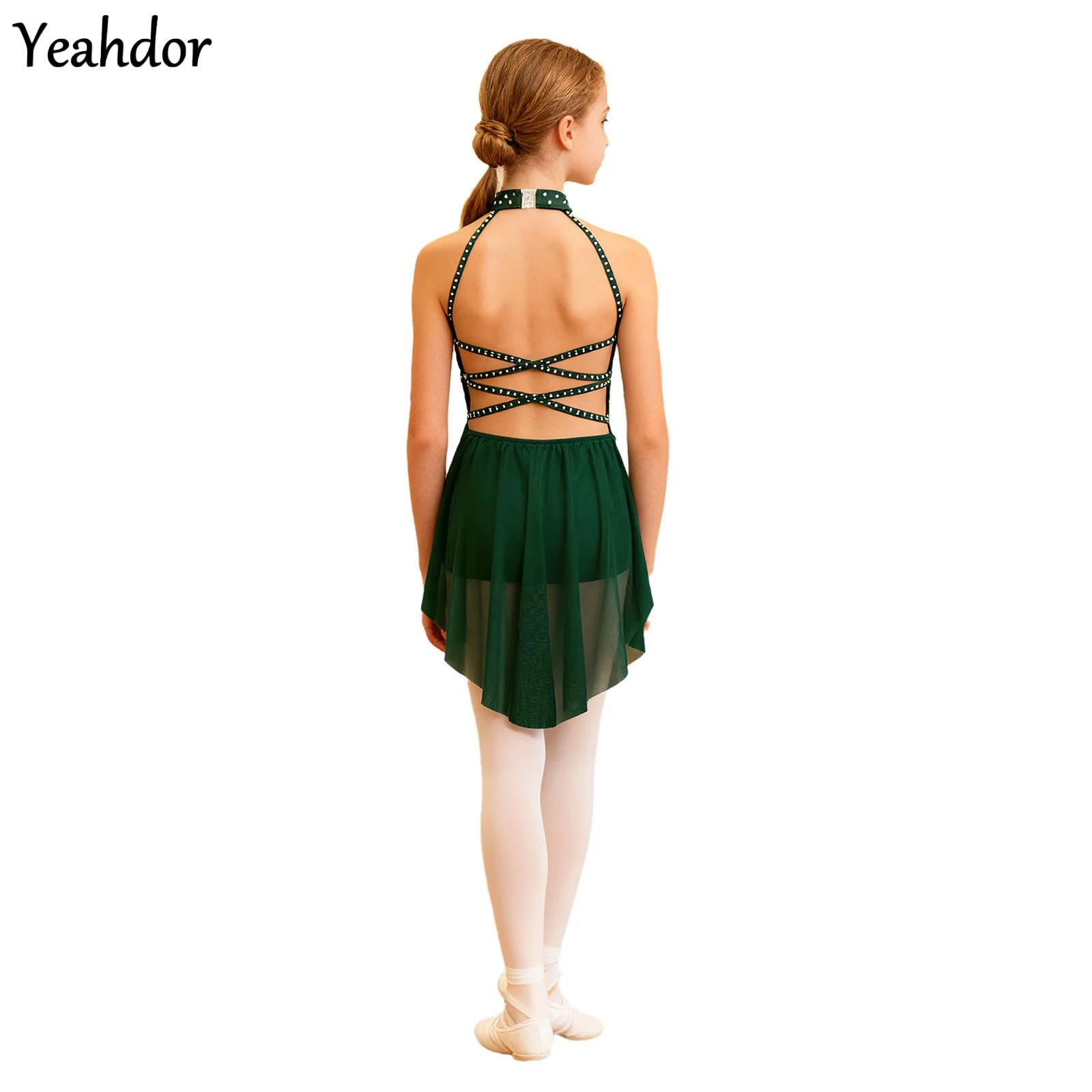 Meisjes Lyrische Dansjurk Stra - Rhinestone Banding Trim recensie en prijs