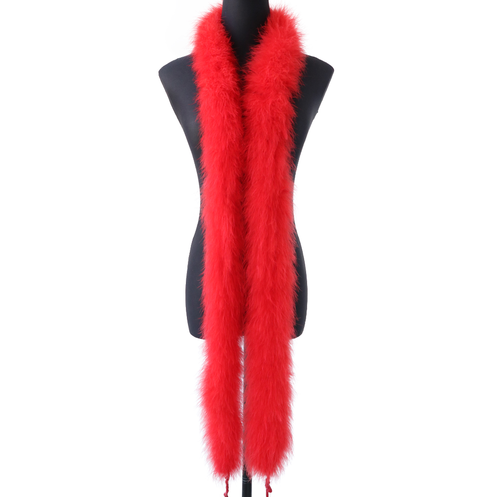 2M 50g Rode Pluizige Kalkoen M - Feather Trim Marabou recensie en prijs