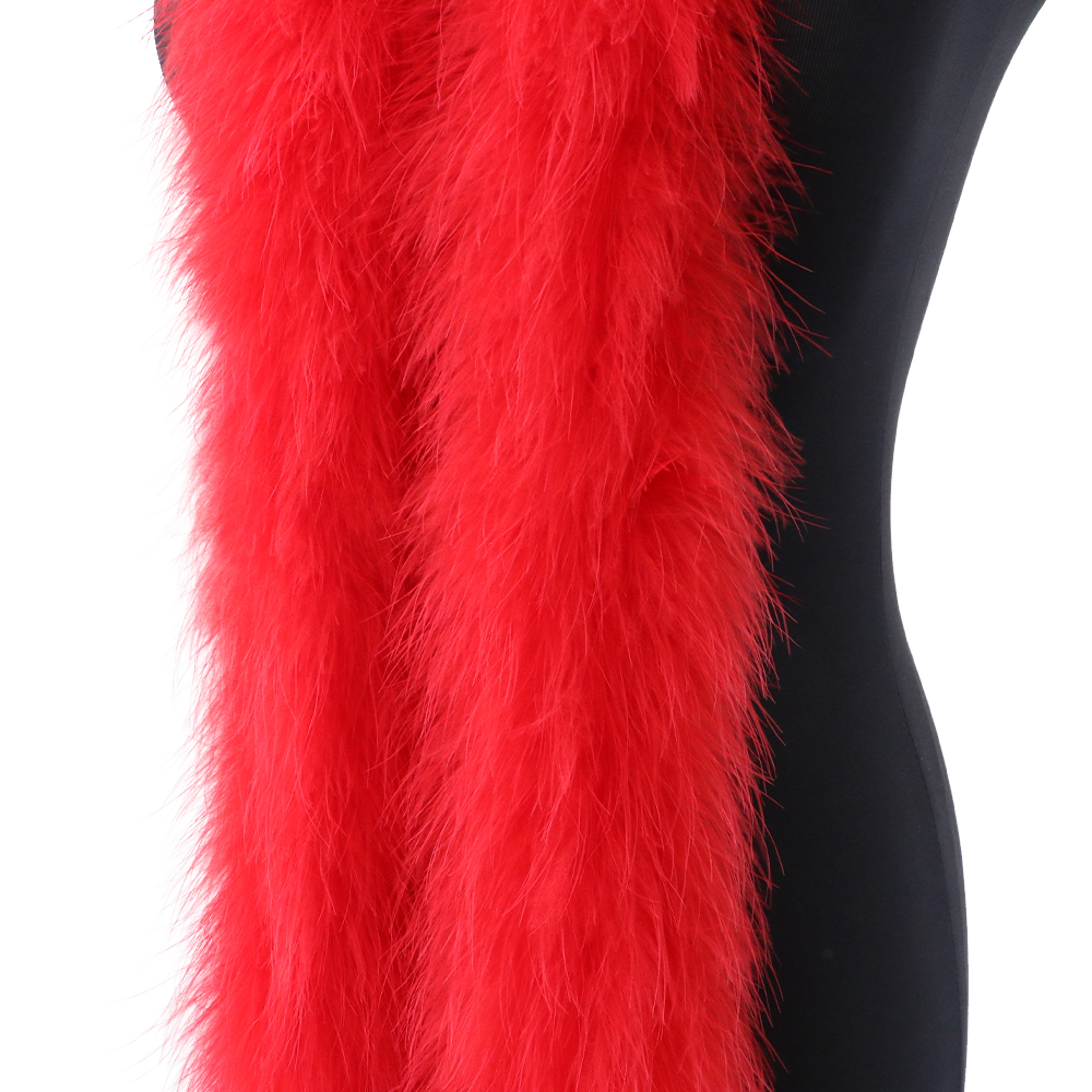 2M 50g Rode Pluizige Kalkoen M - Feather Trim Marabou recensie en prijs