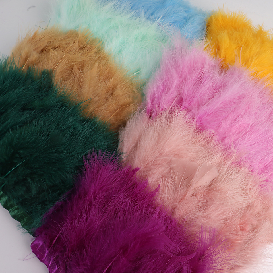 10 meter natuurlijke kalkoen m - Feather Trim Marabou recensie en prijs