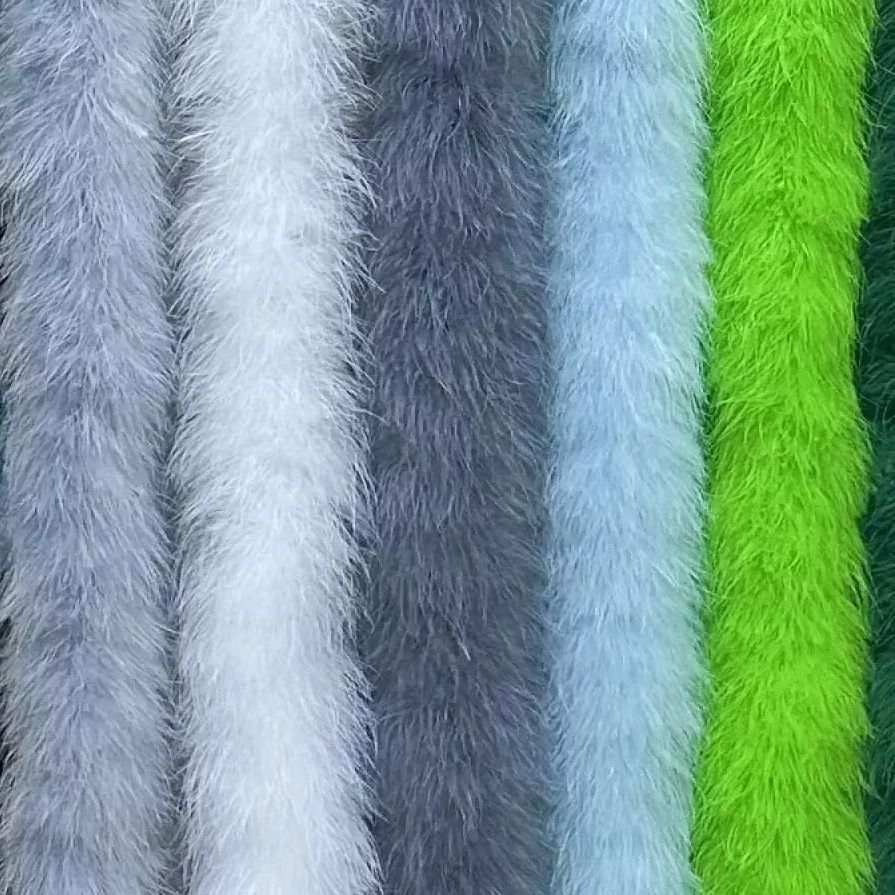 Natuurlijke Marabou verenbies  - Feather Trim Marabou recensie en prijs