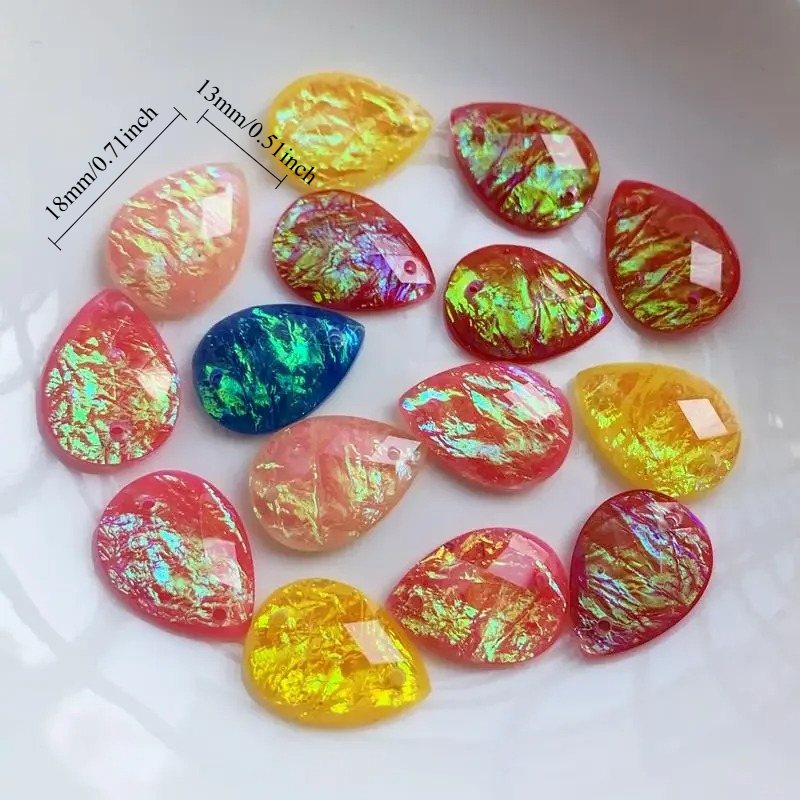 15 stks 13*18mm traanvormige s - Sew On Rhinestone recensie en prijs