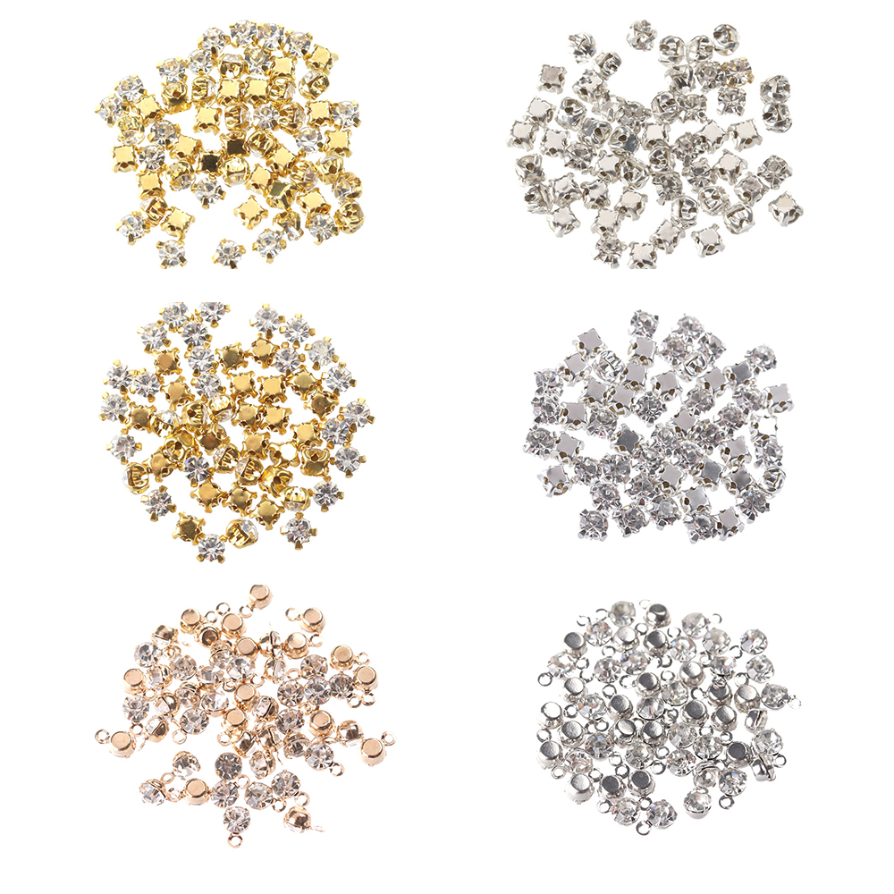 50Pcs Mini Rhinestone Knoppen  - Sew On Rhinestone recensie en prijs