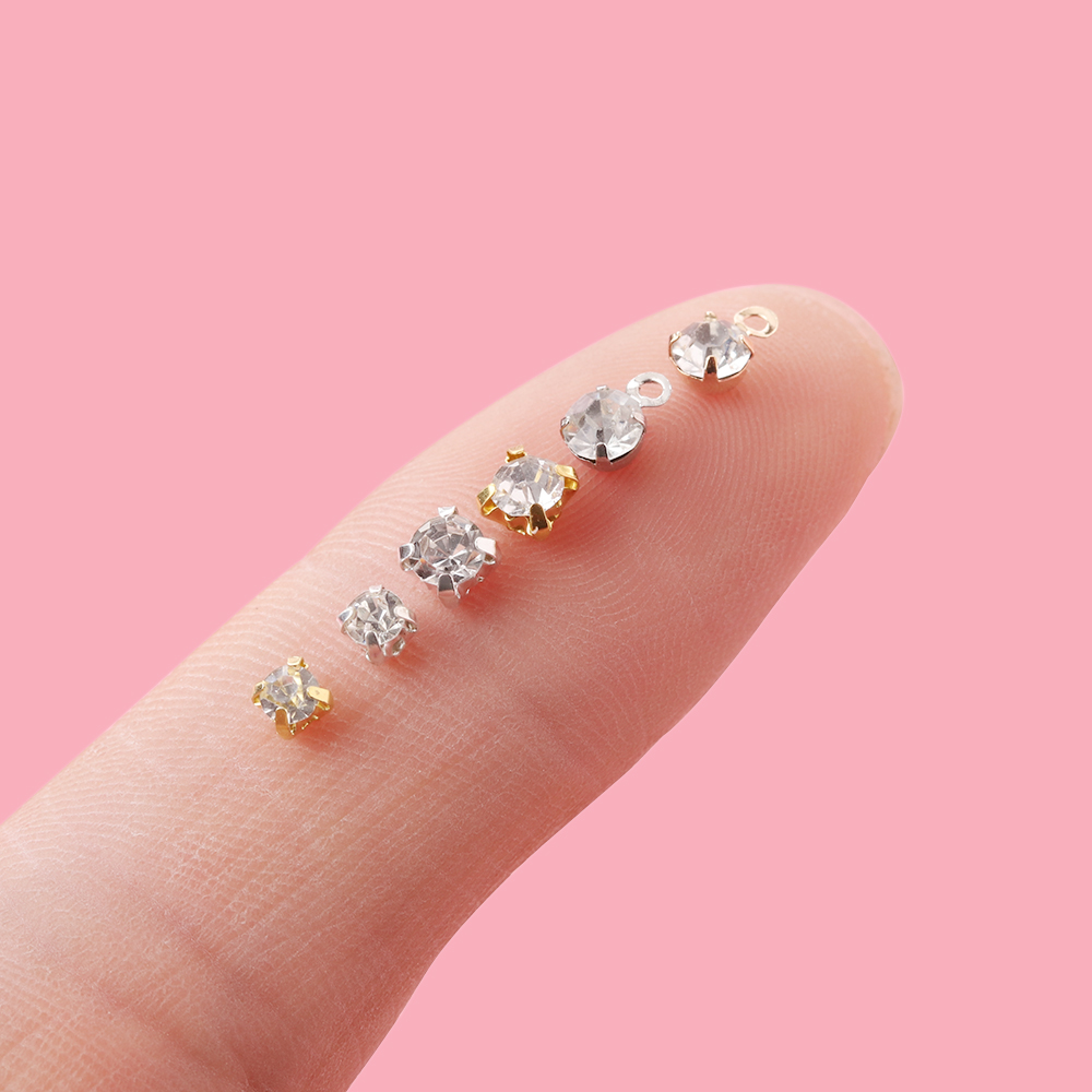 50Pcs Mini Rhinestone Knoppen  - Sew On Rhinestone recensie en prijs