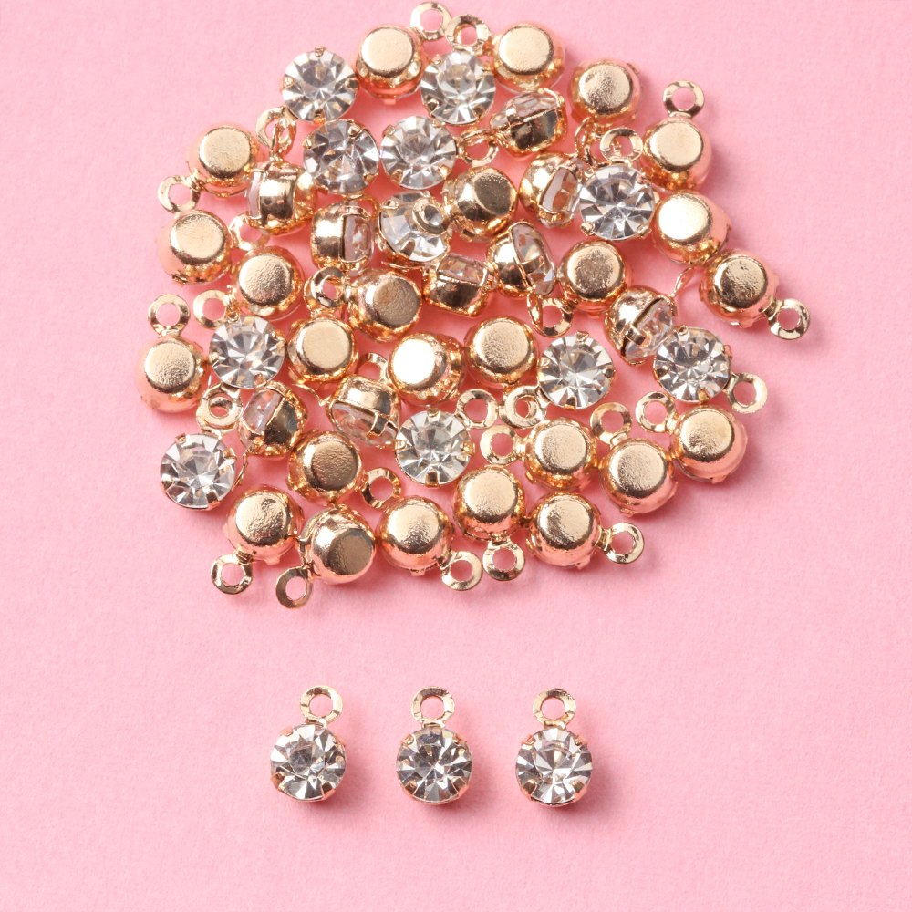 50Pcs Mini Rhinestone Knoppen  - Sew On Rhinestone recensie en prijs
