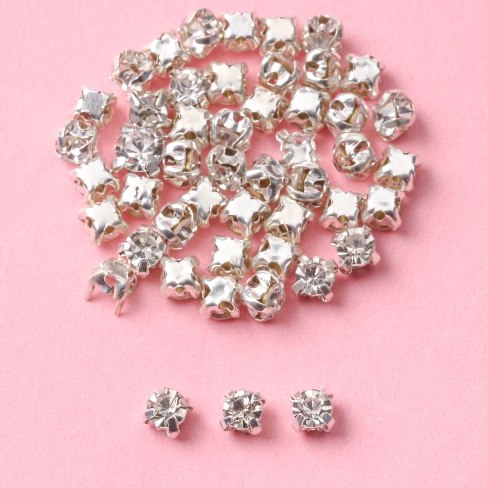 50Pcs Mini Rhinestone Knoppen  - Sew On Rhinestone recensie en prijs