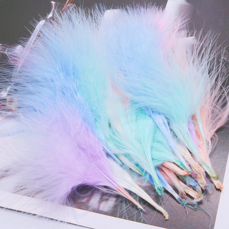 8-12Cm Gekleurde Plumas Natuur - Feather Trim Marabou recensie en prijs