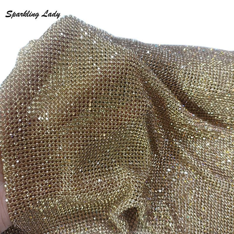 2MM zilveren kristal mesh stof - Crystal Mesh Fabric recensie en prijs