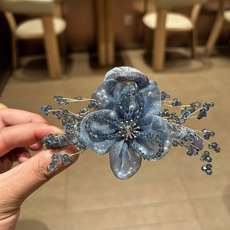 Elegante Koreaanse haaraccesso - Crystal Mesh Fabric recensie en prijs