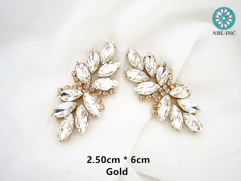 (1Pc) Zilver Goud Strass Bruid - Sew On Rhinestone recensie en prijs